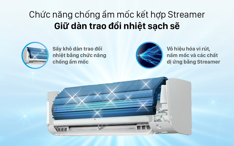 Công nghệ Streamer ngăn ngừa sự phát triển của vi khuẩn, nấm mốc