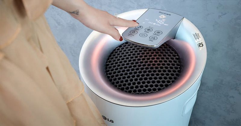 Đèn chất lượng không khí liên tục báo đỏ trên máy lọc không khí LG