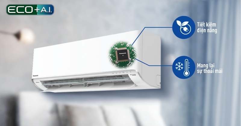 Điều hòa Panasonic 1 chiều dòng PU tiết kiệm điện tối ưu 