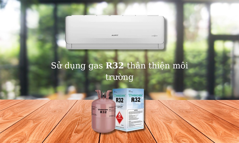 Máy lạnh AUFIT Inverter 1 Hp AFW09FHA4DI-3VN sử dụng Gas R32