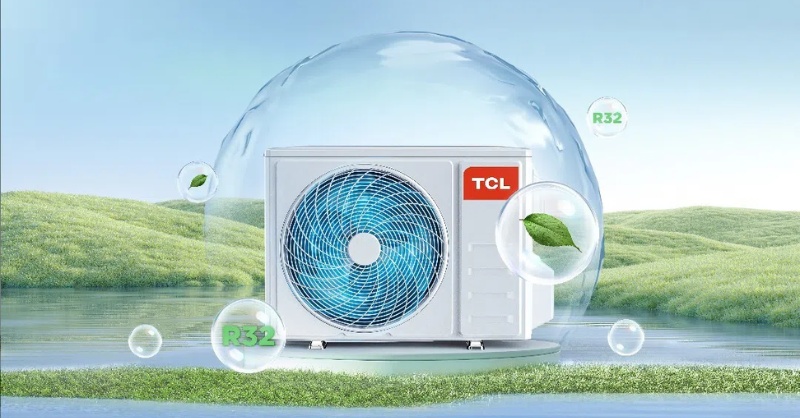 Máy lạnh TCL đã sử dụng loại gas R32