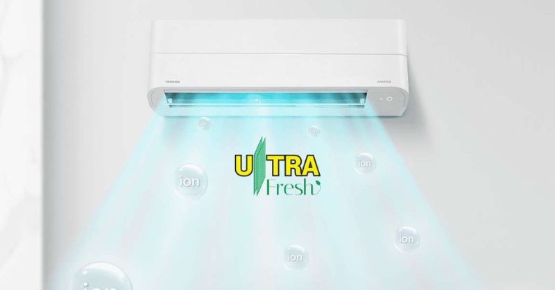 Máy lạnh Toshiba RAS-H10S4KCV2G-V còn được trang bị bộ lọc Ultra fresh filter