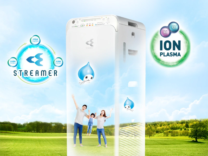 Máy lọc không khí Daikin mang đến không khí trong lành