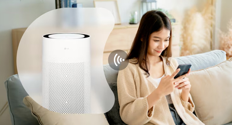 Không kết nối được máy lọc không khí LG với điện thoại qua WiFi