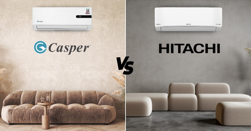 So sánh điều hòa Casper và Hitachi