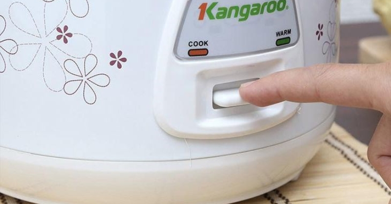 Dây nguồn hư hỏng khiến đèn nồi cơm điện không sáng