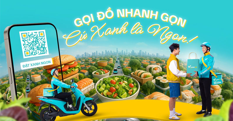 Cách đặt đồ ăn trên Xanh SM Ngon với các bước đơn giản