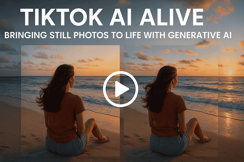 TikTok AI Live giúp biến ảnh tĩnh thành video sống động