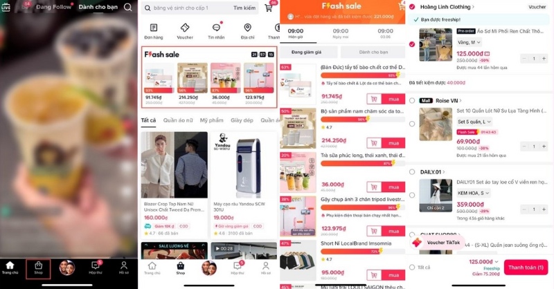 Các bước săn Flash Sale trên TikTok Shop