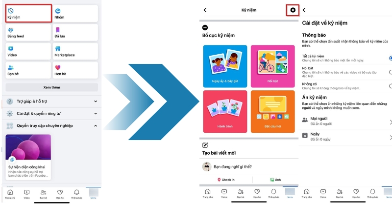 Cách ẩn thông báo kỷ niệm trên Facebook