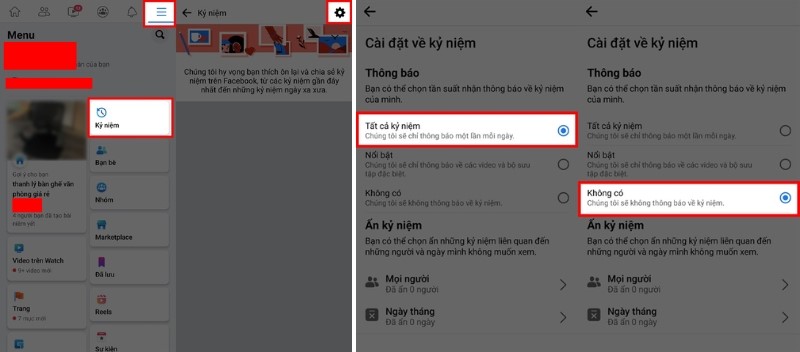 Cách tắt thông báo kỷ niệm trên Facebook