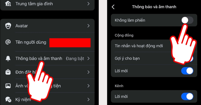 Cách tắt thông báo tin nhắn Messenger trên điện thoại iPhone