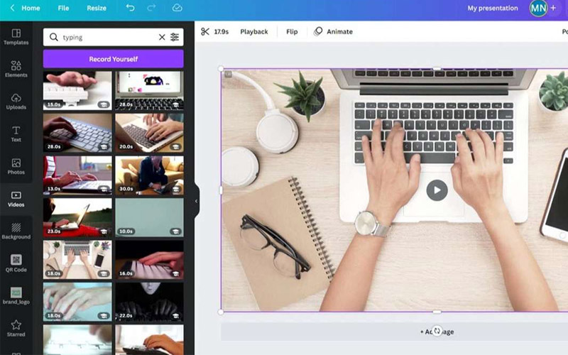 Canva còn là công cụ đa năng hỗ trợ chỉnh sửa video, slide trình chiếu