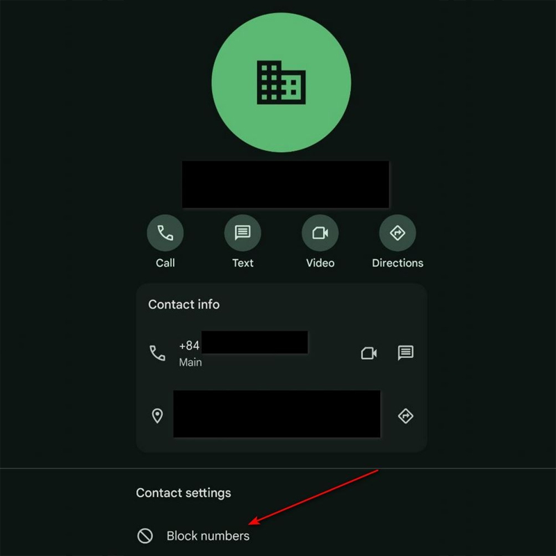Làm thế nào để chặn số điện thoại mà người kia không biết trên Android