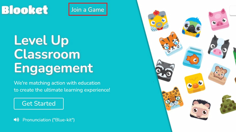 Chọn mục Join a Game