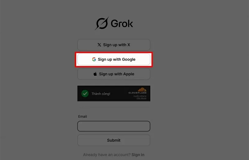 Tạo tài khoản Grok 3 nhanh chóng