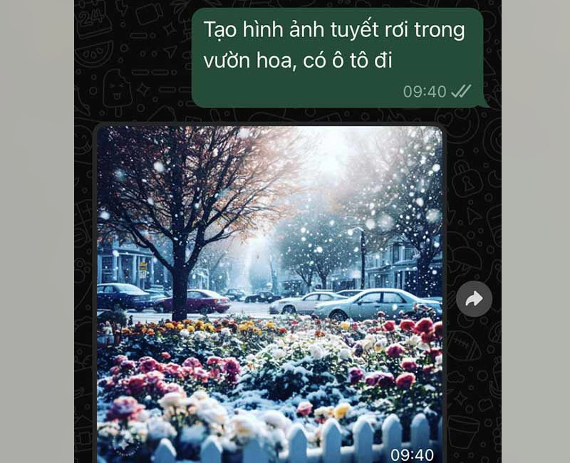 Tạo ảnh bằng Meta AI trên WhatsApp