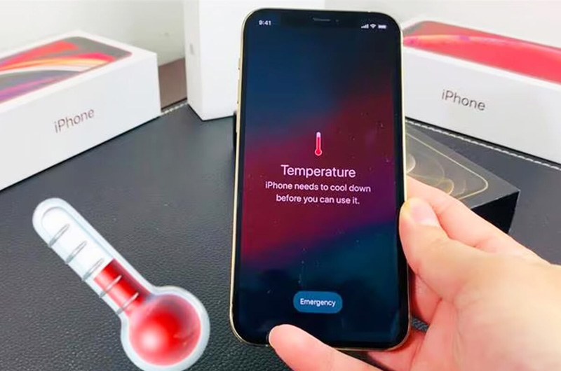 Nhiệt độ bất thường khiến iPhone đang sạc bị dừng