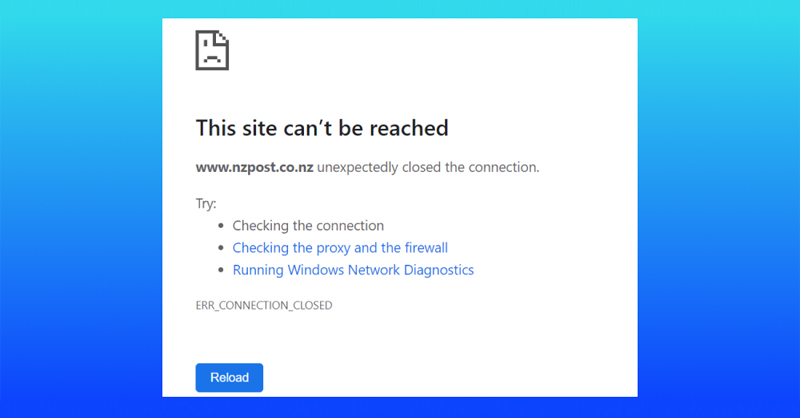 Có nhiều nguyên  nhân dẫn đến lỗi không thể truy cập trang web này 