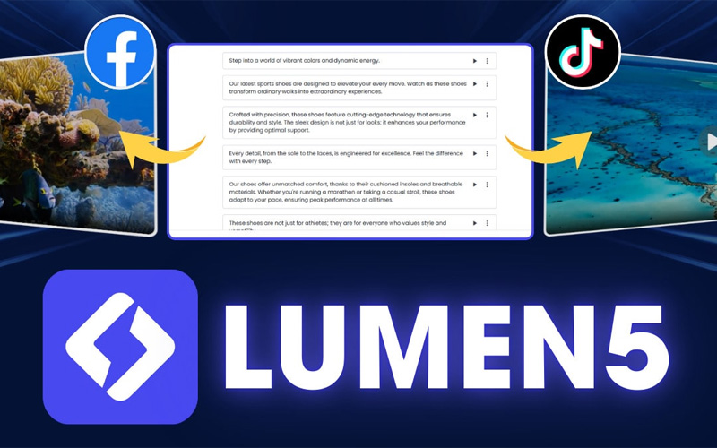 Lumen5 hỗ trợ chuyển đổi nội dung văn bản thành video chuyên nghiệp