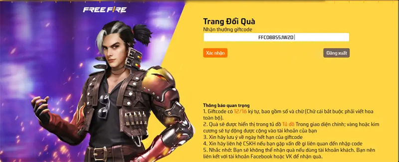 Nhận mã code game (giftcode)