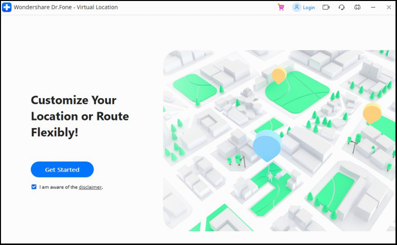 Chọn Get Started sau khi kết nối iPhone với máy tính