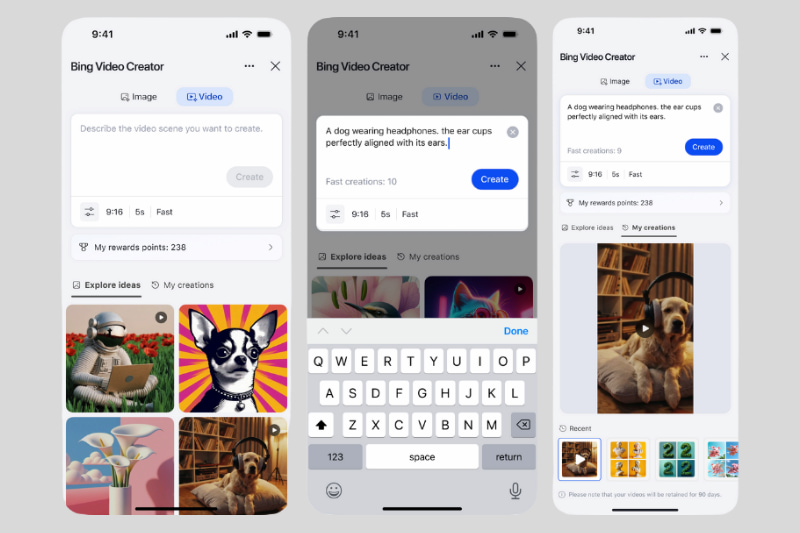 Cách sử dụng Bing Video Creator