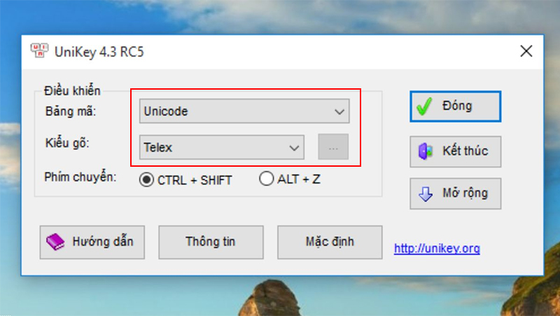 Sửa bộ gõ unikey bị lỗi cách 3