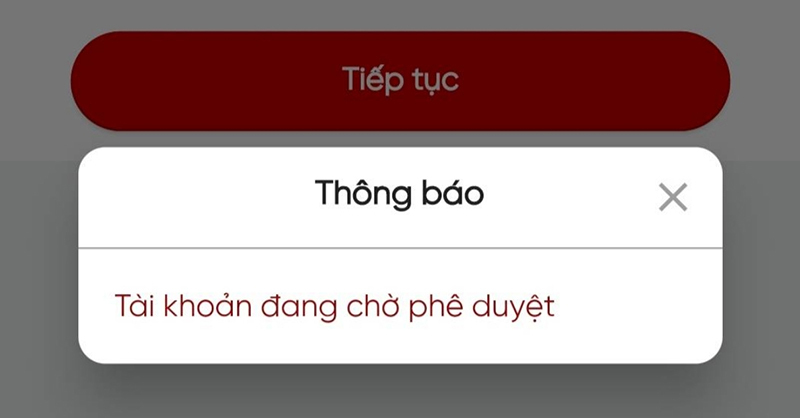 Tài khoản eTax Mobile đang chờ phê duyệt là gì?