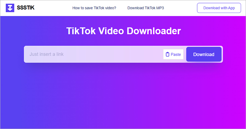 Cách tải video TikTok không logo bằng website SSSTik.io