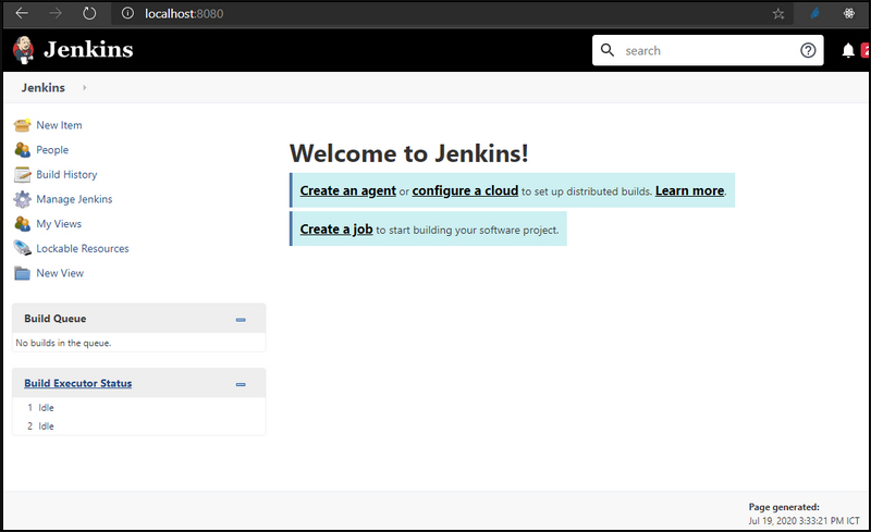 Tải xuống phiên bản Jenkins phù hợp 