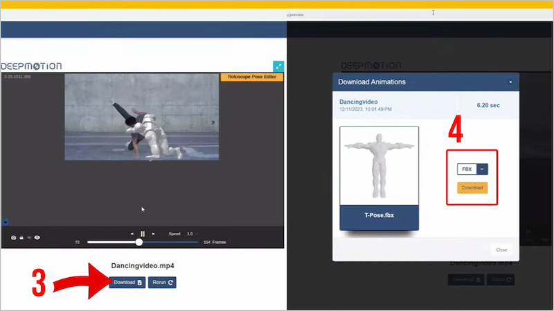 Tạo chuyển động 3D từ video