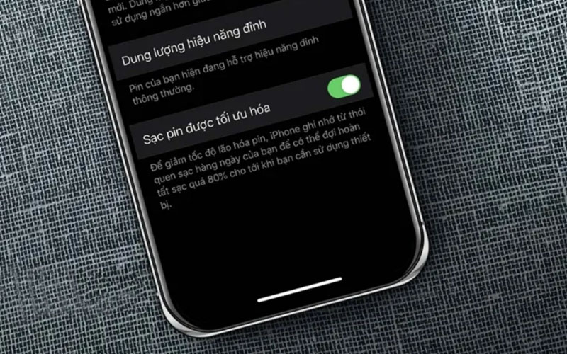 Khắc phục iPhone đang sạc bị dừng bằng cách tắt sạc pin tối ưu hóa