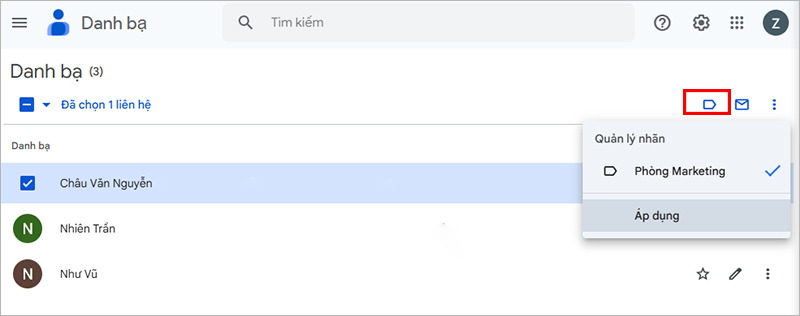 Thêm thành viên vào nhóm