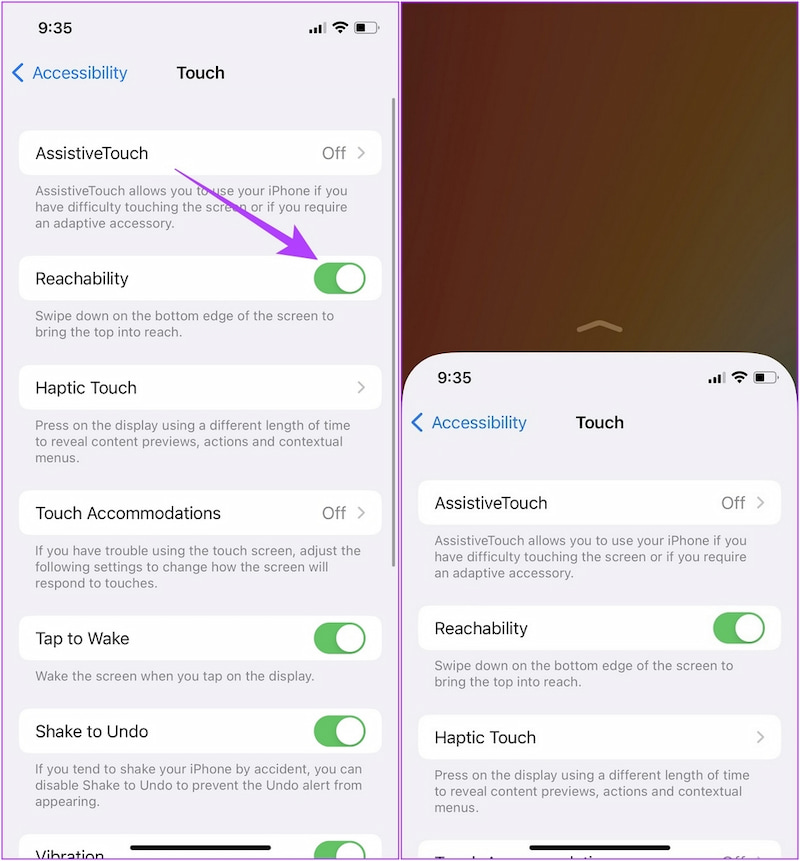Thu nhỏ màn hình điện thoại iPhone