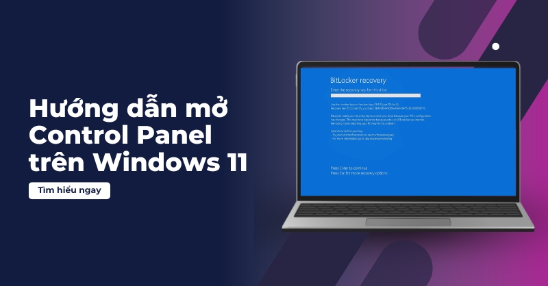 Cách mở Control Panel trên Windows 11
