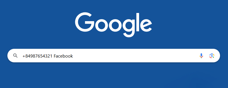 Tìm kiếm thông qua Google