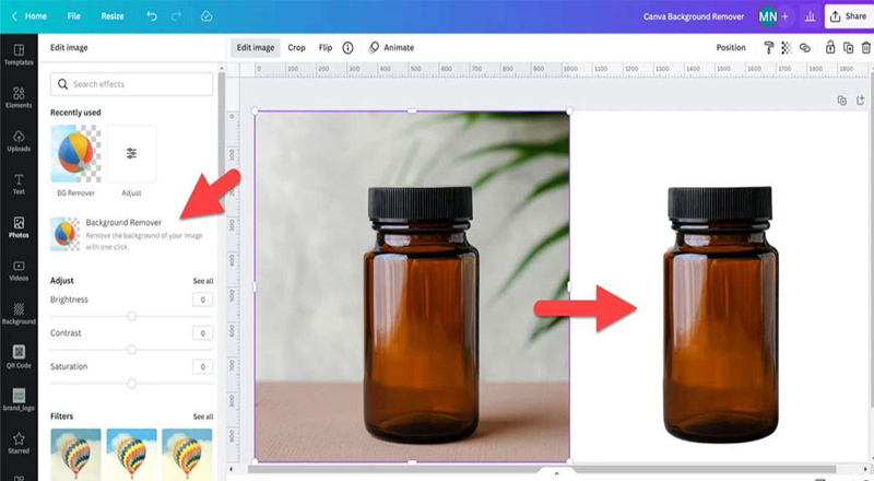 Việc tách nền trở nên đơn giản hơn với Canva Pro 