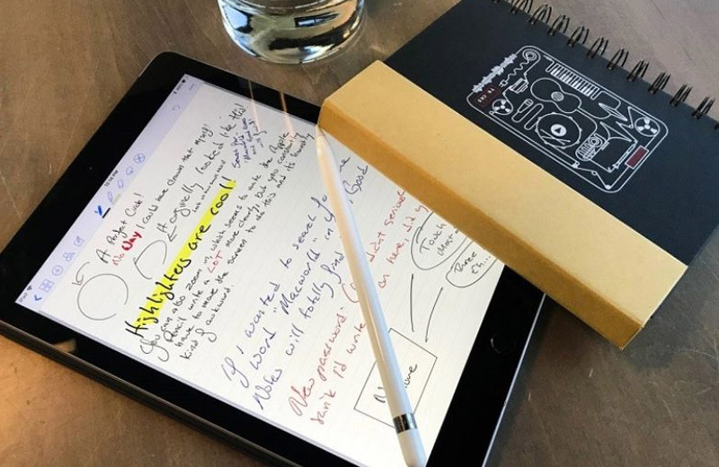Mở ứng dụng ghi chú và bắt đầu viết bằng Apple Pencil
