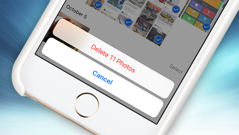 Cách xóa nhanh ảnh chụp màn hình trên iPhone