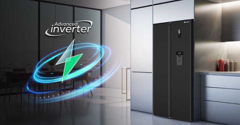 Máy nén Advanced inverter trên tủ lạnh Casper