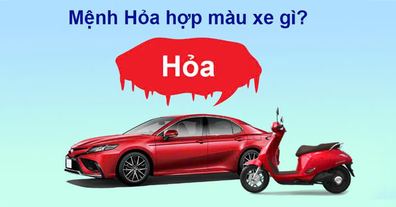 Màu sắc tương ứng của mệnh Hỏa theo luật ngũ hành