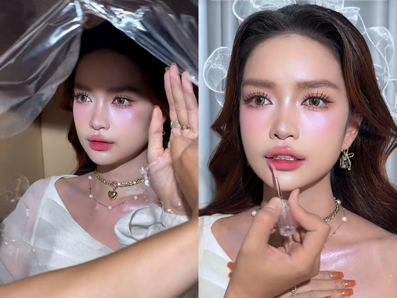 Hoa hậu Ngọc Châu hóa búp bê sống