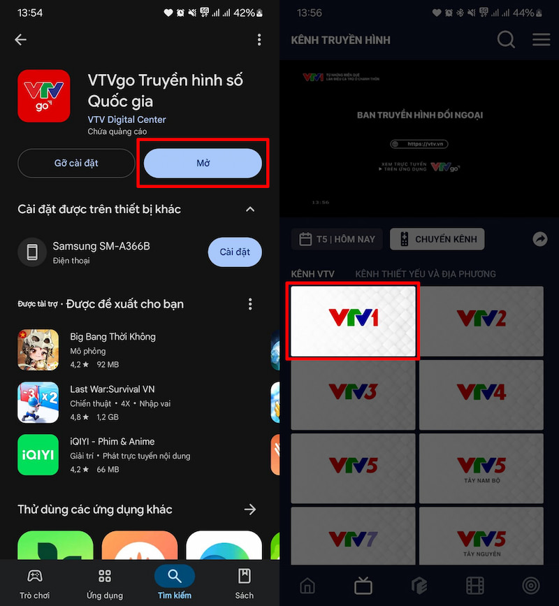 Xem diễu binh 2/9 online trên ứng dụng VTVgo