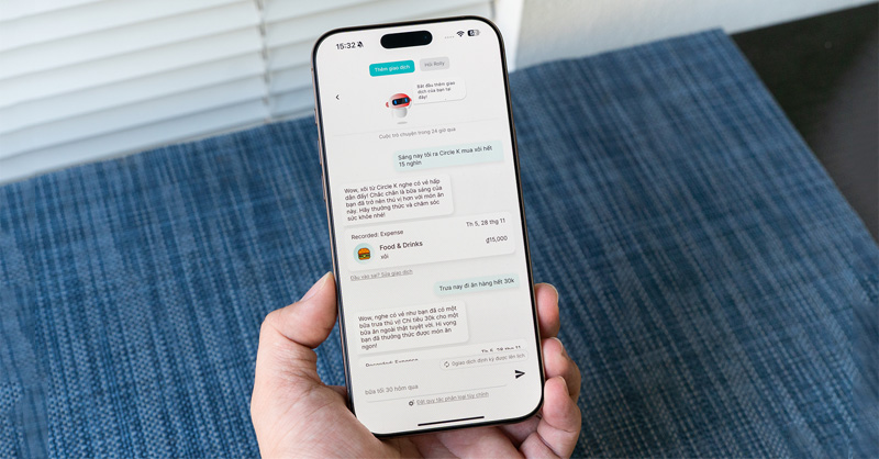 Ứng dụng Rolly: AI Money Tracker chính thức ra mắt
