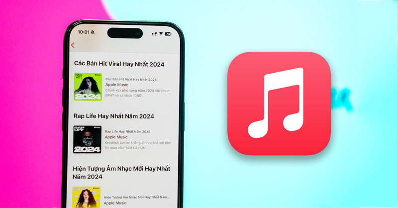 Khám phá 13 playlist hay nhất năm 2024 trên Apple Music