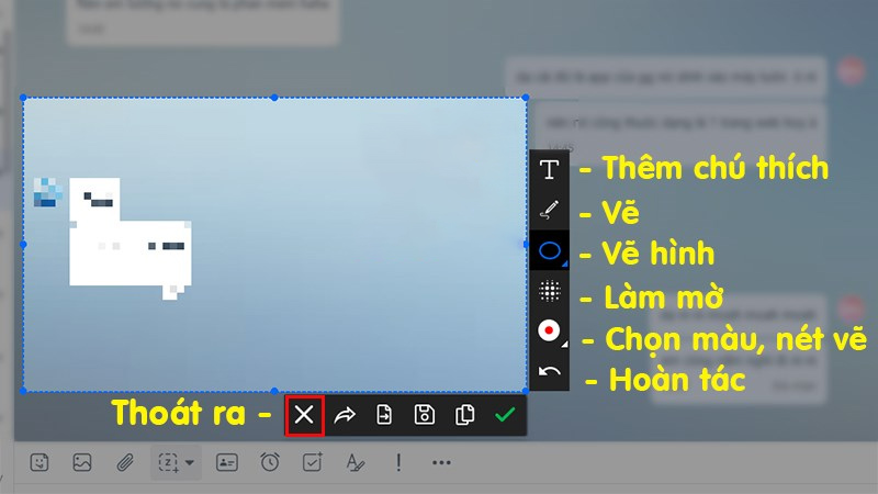 Nhấn giữ chuột và kéo để khoanh vùng màn hình mà bạn muốn chụp