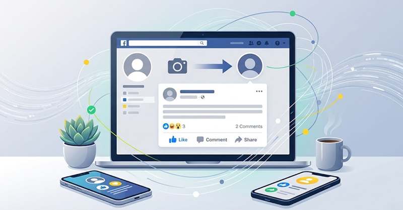 Người dùng có thể đổi ảnh đại diện, bài viết Facebook giữ nguyên like