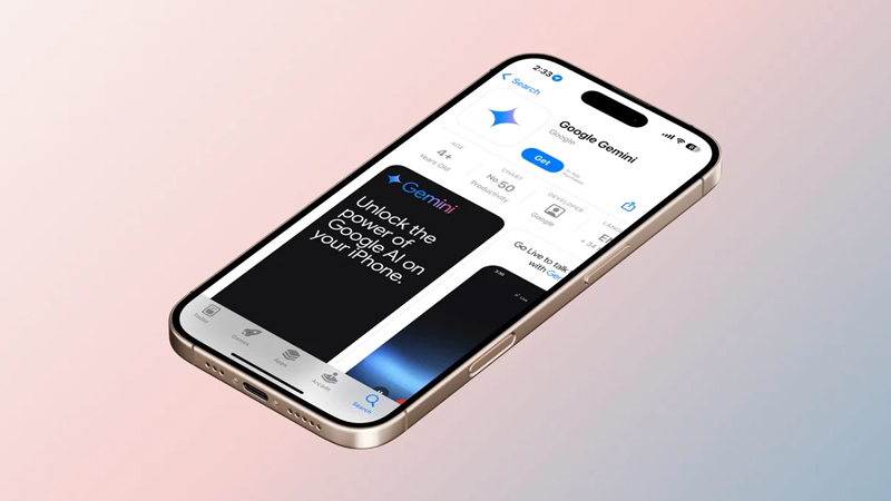 Google Gemini trên điện thoại iPhone nâng tầm trải nghiệm người dùng
