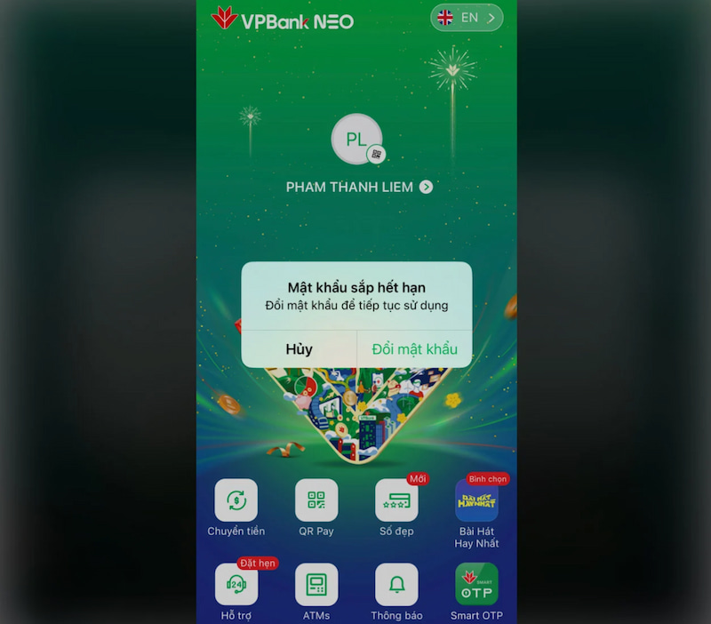 Người dùng cần ghi nhớ mật khẩu app ngân hàng